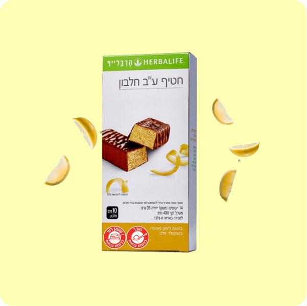 חטיפי חלבונים בטעם לימון