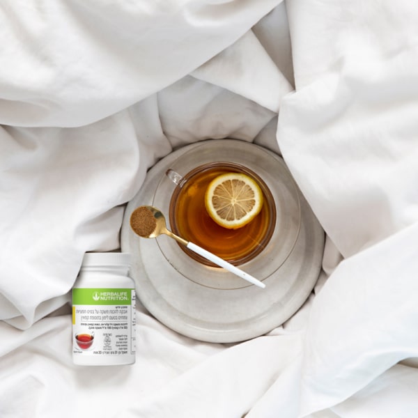 תה הרבלייף בספל להמחשה